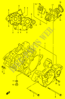 KURBELGEHEUSE (MODEL T/V) für Suzuki RM 125 1997