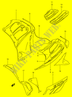 UNTERE VERKLEIDUNG (MODEL W) für Suzuki RF 900 1997