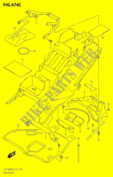 HINTEREKOTFLÜGEL 00RAUF:L4:E19) für Suzuki HAYABUSA 1300 2014