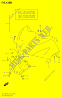 FUEL TANK FRONT COVER (GSX R1000RZA) für Suzuki GSX-R 1000 2022