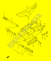 HINTERER SCHWING ARM (MODEL W/X/Y/K1 E18,E22,E24) für Suzuki TL-S 1000 1997