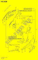 HINTERE VERKLEIDUNG (DL1050RJ) für Suzuki V-STROM 1050 2023
