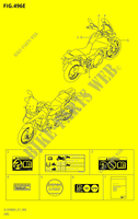 ETIKETTE (DL1050RR) für Suzuki V-STROM 1050 2023