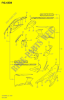 HINTERE VERKLEIDUNG (DL1050RJ) für Suzuki V-STROM 1050 2023