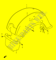 HINTERER KOTFLEGEL (MODEL W/X) für Suzuki INTRUDER 1500 2014