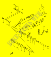 HINTERER SCHWING ARM (MODEL T/V/W/Y) für Suzuki TS-ER 185 2001