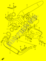AUSPUFF (MODEL K1/K2/K3/K4) für Suzuki INTRUDER 1500 2014