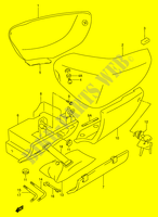 RAHMEN VERKLEIDUNG (MODEL W/X) für Suzuki INTRUDER 1500 2014
