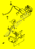 BLINKERLICHT (MODEL R) für Suzuki DR 650 1992