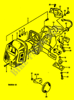RECKLICHT (E39) für Suzuki DR 250 1984