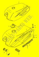 TREIBSTOFF TANK (MODEL W) für Suzuki AP 115 2000