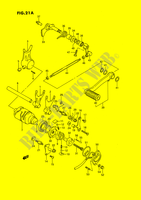 GEAR SHIFTING ASSY (MODEL M/N/P/R/S E2,E4,E17,E21,E22,E24,E34) für Suzuki INTRUDER 1400 1989
