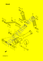 HINTERER SCHWING ARM (MODEL G) für Suzuki INTRUDER 750 1988