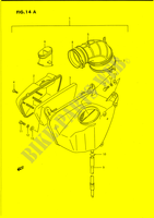 LUFTFILTER (REAR)(MODEL S) für Suzuki INTRUDER 1400 1994