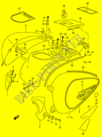 SEITENVERKLEIDUNG (MODEL K4) für Suzuki INTRUDER 1500 1999