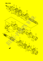 ÜBERTRAGUNG (MODEL M/N/P/R/S E2,E4,E17,E21,E22,E24,E34) für Suzuki INTRUDER 1400 1987