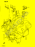 TREIBSTOFF TANK (MODEL E) für Suzuki QUADRUNNER 125 1984