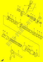 GEAR SHIFTING ASSY (2)(MODEL K4/K5/K6/K7) für Suzuki EIGER 400 2003
