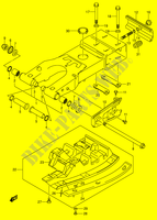 SWINGARM (MODEL K4/K5/K6/K7) für Suzuki QUADSPORT 400 2007