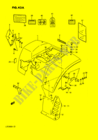 HINTERER KOTFLEGEL (MODEL M/N) für Suzuki QUADSPORT 230 1991