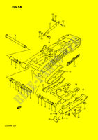 HINTERER SCHWING ARM (MODEL H/J/K/L) für Suzuki QUADRACER 250 1990