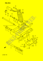 HINTERER SCHWING ARM (MODEL J/K/L) für Suzuki QUADSPORT 230 1988