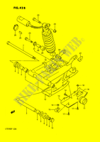 HINTERER SCHWING ARM (MODEL M/N/P) für Suzuki QUADSPORT 230 1988