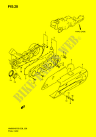 LINKER ENDZAHNRAD FALL (AN650K6/K7/K8/K9/L0) für Suzuki BURGMAN 650 2007