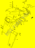 HINTERER KOTFLEGEL (MODEL T) für Suzuki DR 650 1991
