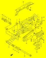 HINTERER SCHWING ARM (E24) für Suzuki DR 350 1998