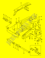 HINTERER SCHWING ARM (MODEL L/M/N/P) für Suzuki DR 250 1991