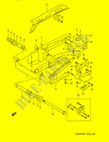 HINTERER SCHWING ARM (MODEL L/M/N/P) für Suzuki DR 350 1995