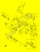 HINTERER SCHWING ARM (MODEL L/M/N/P) für Suzuki DR 350 1992