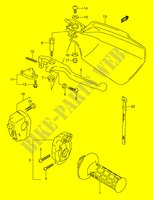 RECHTER GRIFF SCHALTER (MODEL N/P/R E21) für Suzuki DR 250 1991