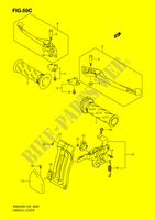 LEVERS   HANDGRIPS (AN650AK9/AL0 E24,E51,P37) für Suzuki BURGMAN 650 2010
