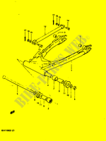 HINTERER SCHWING ARM (GSX1100EZ/ED/EXD/ESD) für Suzuki GSX-E 1100 1983