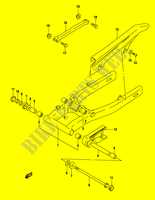 HINTERER SCHWING ARM (MODEL K4) für Suzuki GS-F 500 2004