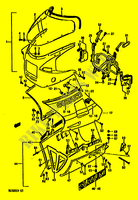 VERKLEIDUNG (MODEL G E2,E15,E16,E17,E21,E22,E25,E34,E39) für Suzuki RG 500 1986