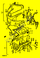 VERKLEIDUNG (MODEL H) für Suzuki RG 500 1986
