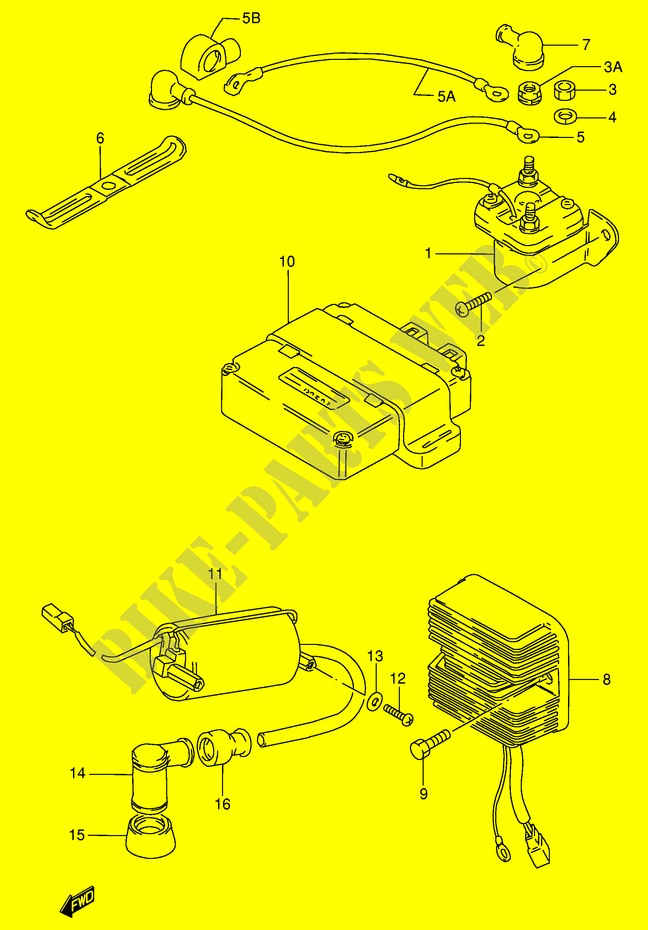 ELECTRIK (MODEL Z/D/K/M) für Suzuki GN 125 1989