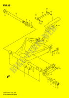 HINTERER SCHWING ARM (MODEL Y/K1) für Suzuki GSX-R 750 2003