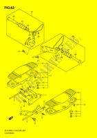FOOTREST (VLR1800L1 E33) für Suzuki BOULEVARD 1800 2011