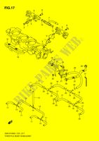 DROSSELKÖRPER SCHLAUCH / GELENK (GSX R1000L1 E14) für Suzuki GSX-R 1000 2012
