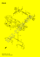 DROSSELKÖRPER SCHLAUCH / GELENK (GSX R1000L1 E51) für Suzuki GSX-R 1000 2012