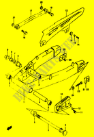 HINTERER SCHWING ARM (GSF1200SAV/SAW/SAX/SAY) für Suzuki BANDIT 1200 2000
