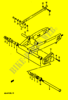 HINTERER SCHWING ARM (MODEL L) für Suzuki GSX-R 1100 1990