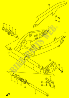 HINTERER SCHWING ARM (MODEL P/R) für Suzuki GSX-R 1100 1997