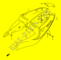 RAHMEN VERKLEIDUNG (MODEL Y FOR BP6) für Suzuki GSX-R 600 2000