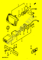 RECKLICHT LICENSE LAMP (SEE NOTE) für Suzuki GSX-R 1100 1990