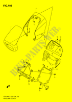 SCHEINWERTE ABDECKUNG (VZR1800L1 E33) für Suzuki INTRUDER 1800 2011